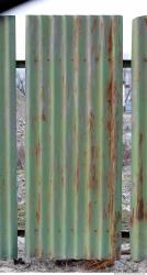 Rusted Corrugated Plates Metal